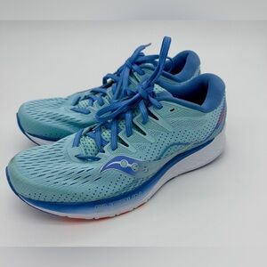 Saucony Ride ISO 2 Women’s Running Shoes Blue Periwinkle Size 9